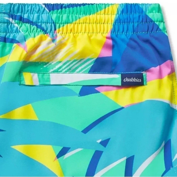 CHUBBIES MENS THE WAVE DASHERS SWIM TRUNKS 5.5" - NWT Retro XXL - Picture 3 of 10